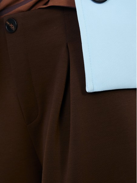 Kelnės-IT-SP-9995.16P-tamsiai rudos