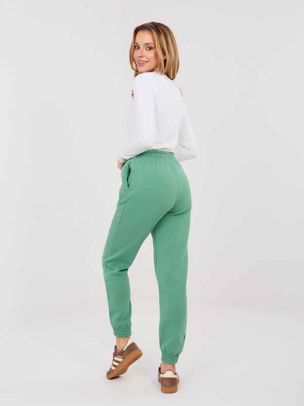 Sportinės kelnės-CLM-DR-1107.98-pistacijų spalvos