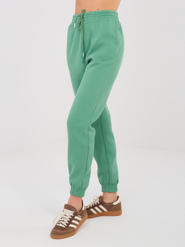Sportinės kelnės-CLM-DR-1107.98-pistacijų spalvos 2