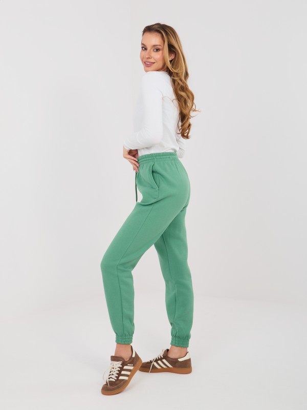 Sportinės kelnės-CLM-DR-1107.98-pistacijų spalvos