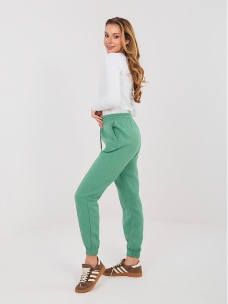 Sportinės kelnės-CLM-DR-1107.98-pistacijų spalvos