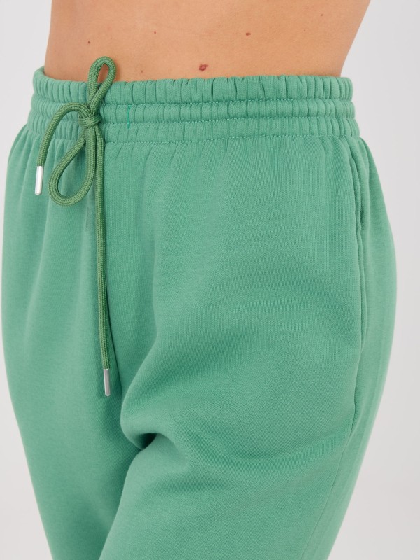 Sportinės kelnės-CLM-DR-1107.98-pistacijų spalvos