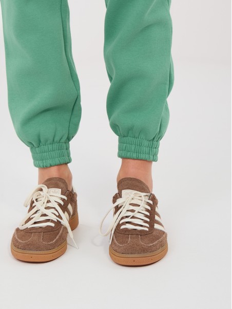 Sportinės kelnės-CLM-DR-1107.98-pistacijų spalvos