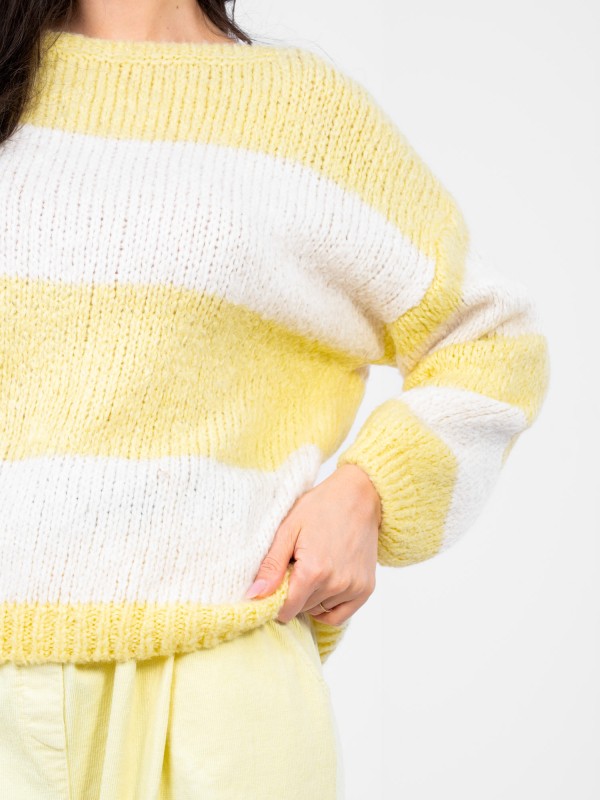 Megztinis-MI-SW-0203.71-šviesiai geltonas