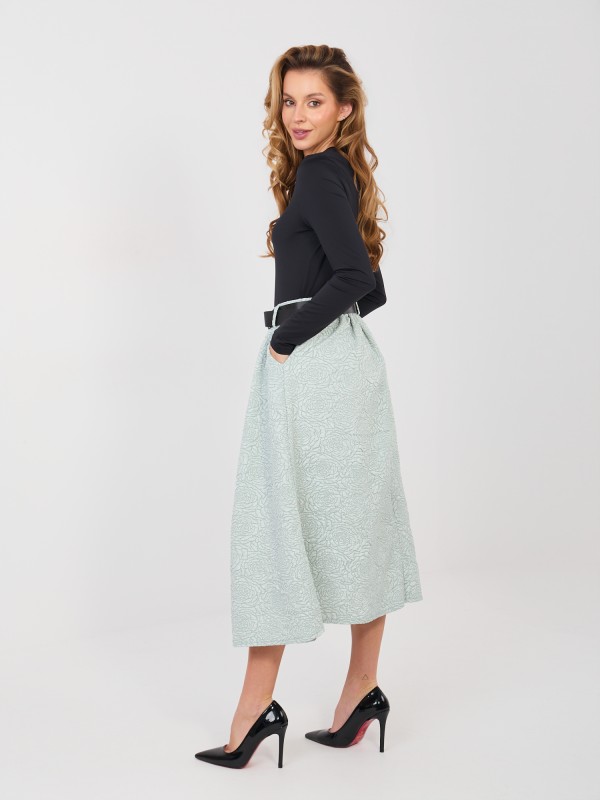 Sijonas-IT-SD-18760.69-mėtos spalvos