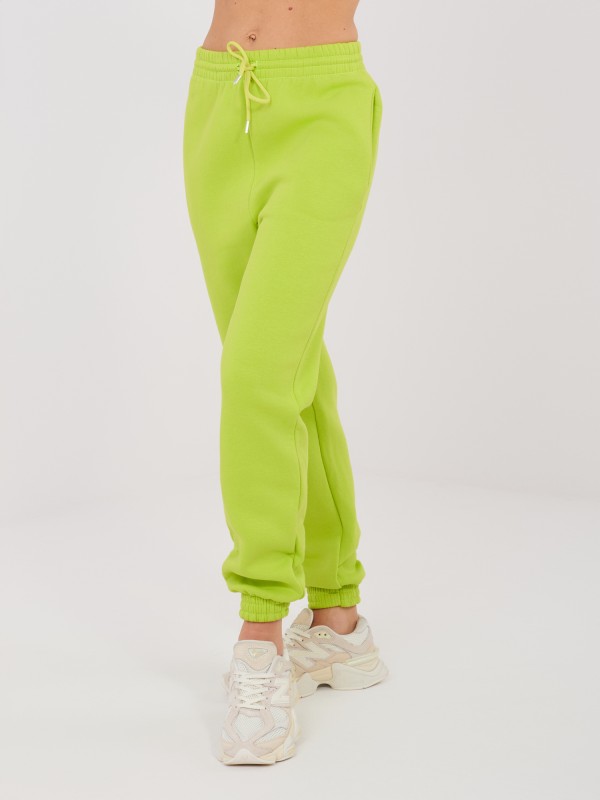 Sportinės kelnės-CLM-DR-1107.98-lime 2