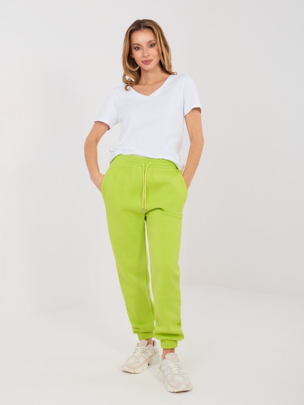 Sportinės kelnės-CLM-DR-1107.98-lime