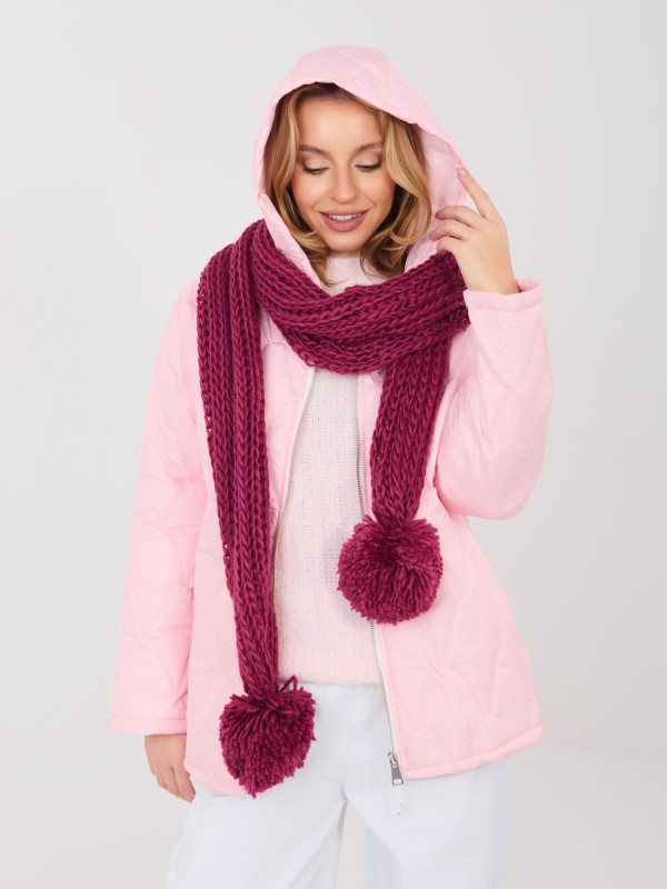 Šalikas-AT-SZ-S-2203.87-bordo spalvos 2