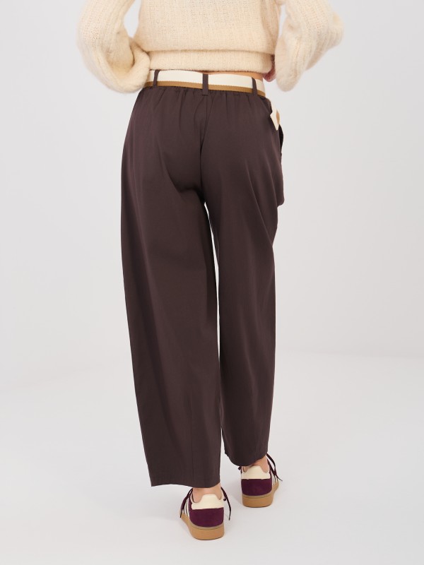 Kelnės-IT-SP-FL10125.78-tamsiai rudos