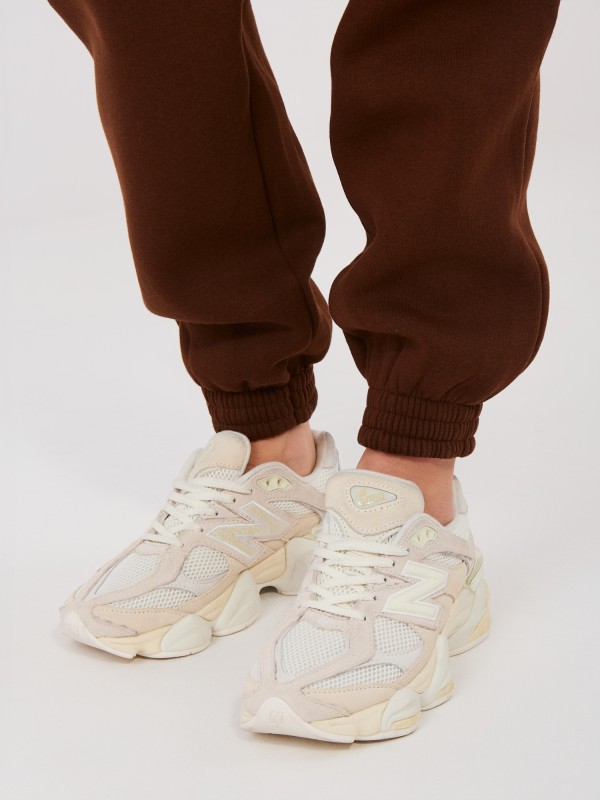 Sportinės kelnės-CLM-DR-1107.98-tamsiai rudos 2