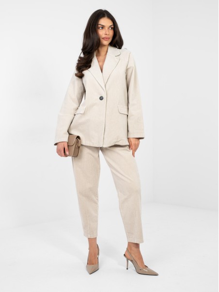 Švarkas-IT-MA-FL9958.90-šviesiai smėlio spalvos