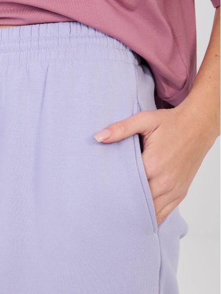 Sportinės kelnės-CLM-DR-1107.98-šviesiai violetinės