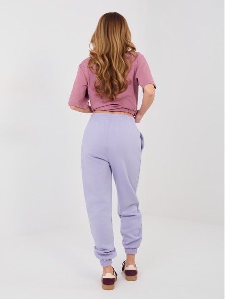 Sportinės kelnės-CLM-DR-1107.98-šviesiai violetinės