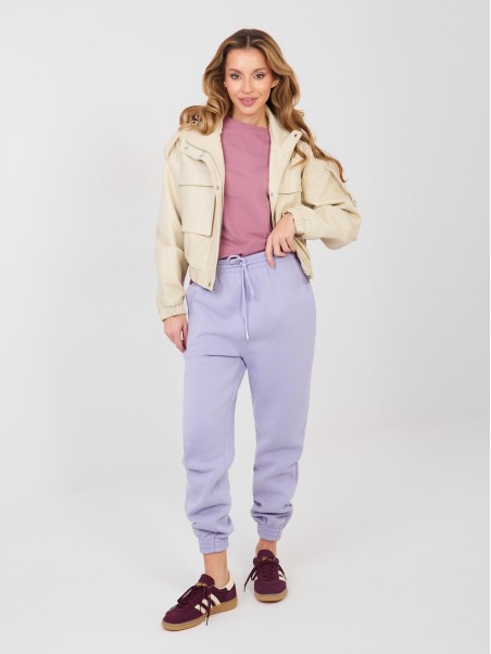 Sportinės kelnės-CLM-DR-1107.98-šviesiai violetinės