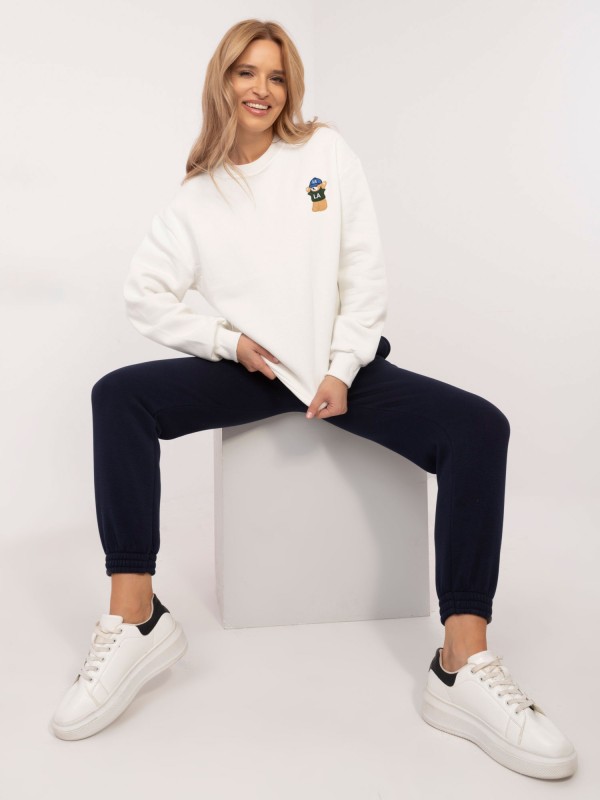 Spodnie dresowe-CLM-DR-1107.22X-granatowy 2