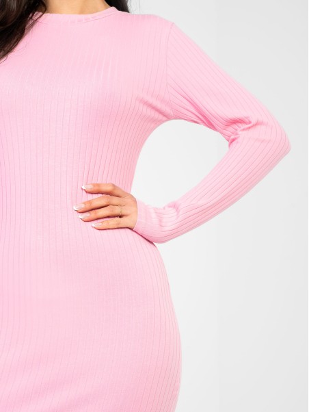 Suknelė-RV-SK-A1049.27-šviesiai rožinė