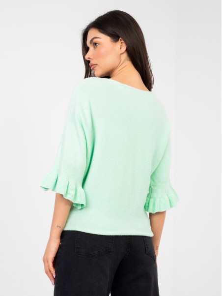 Sweter-IT-SW-99244.65-mietowy