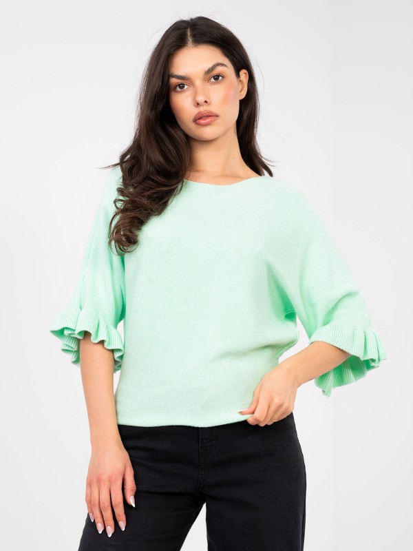 Sweter-IT-SW-99244.65-mietowy