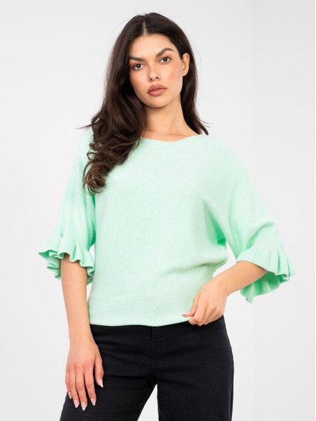 Sweter-IT-SW-99244.65-mietowy