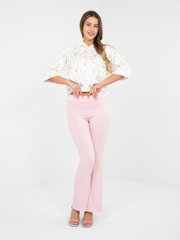 Spodnie dresowe-RV-DR-A1060.81-jasny różowy