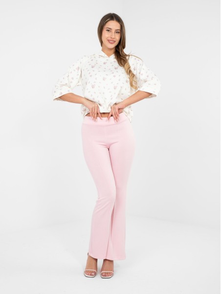 Spodnie dresowe-RV-DR-A1060.81-jasny różowy