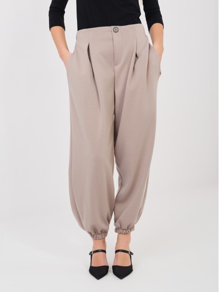 Spodnie-IT-SP-9995.12P-ciemny bezowy