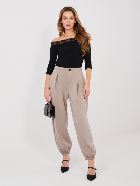 Spodnie-IT-SP-9995.12P-ciemny bezowy