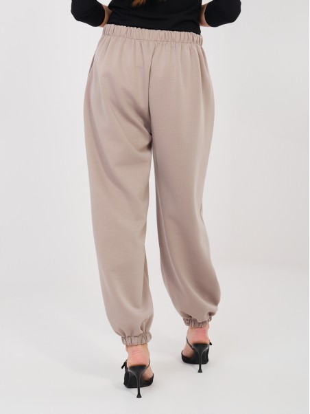 Spodnie-IT-SP-9995.12P-ciemny bezowy