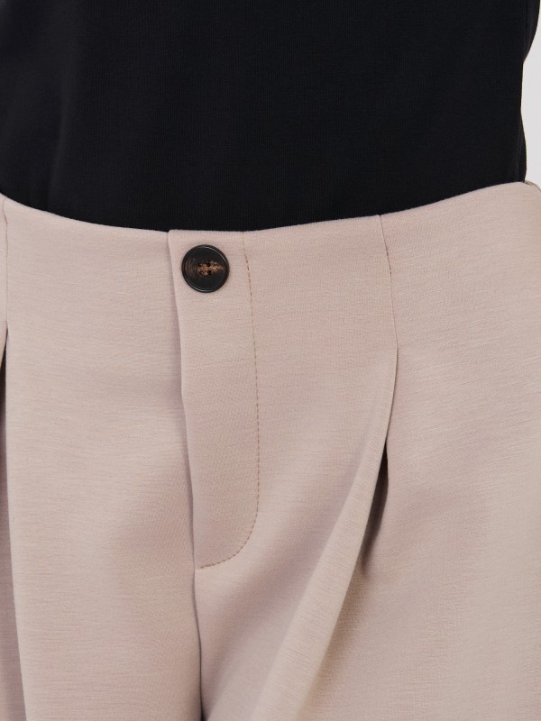 Spodnie-IT-SP-9995.12P-ciemny bezowy