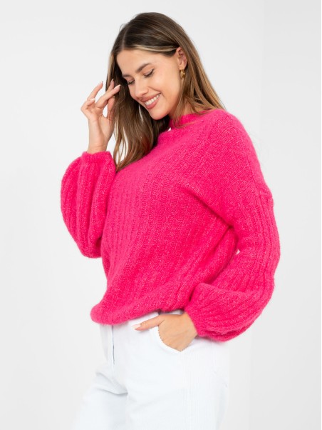 Sweter-MI-SW-9642.01-fuksjowy