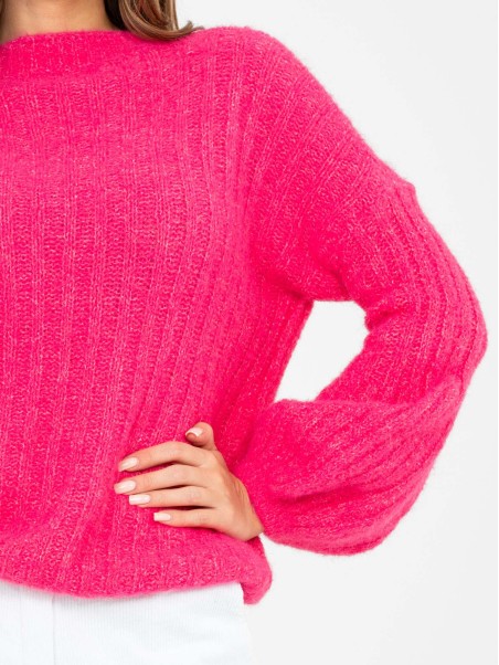 Sweter-MI-SW-9642.01-fuksjowy