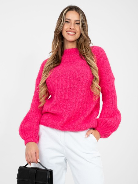Sweter-MI-SW-9642.01-fuksjowy