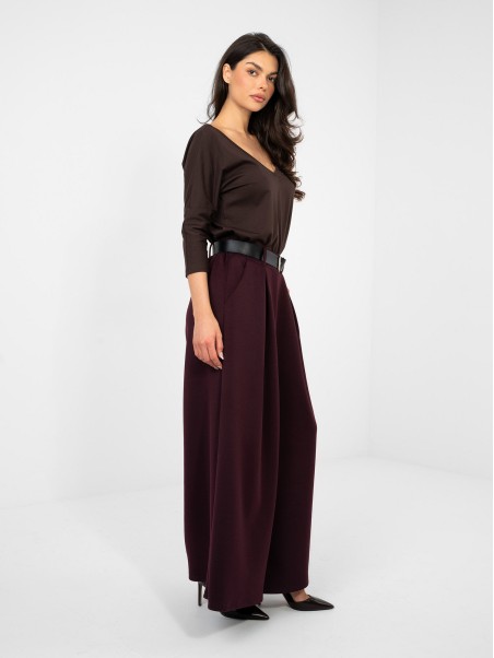 Spodnie-IT-SP-17872.29-ciemny fioletowy