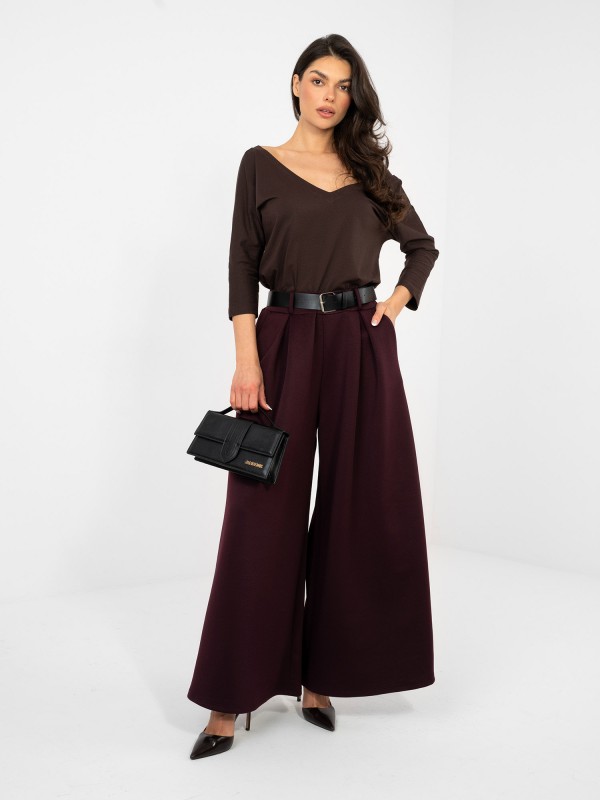 Spodnie-IT-SP-17872.29-ciemny fioletowy 2