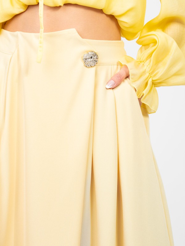 Sijonas-IT-SD-81036.82-šviesiai geltonas