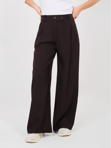 Spodnie-IT-SP-FL9020-1.69-ciemny brązowy