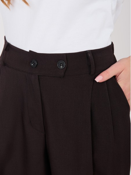 Spodnie-IT-SP-FL9020-1.69-ciemny brązowy