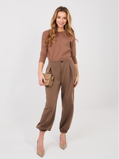 Spodnie-IT-SP-9995.16P-brązowy