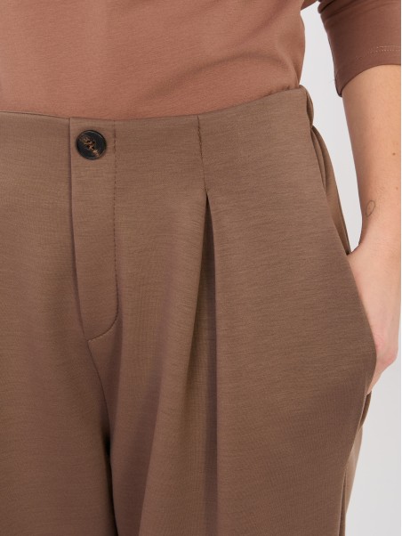 Spodnie-IT-SP-9995.16P-brązowy