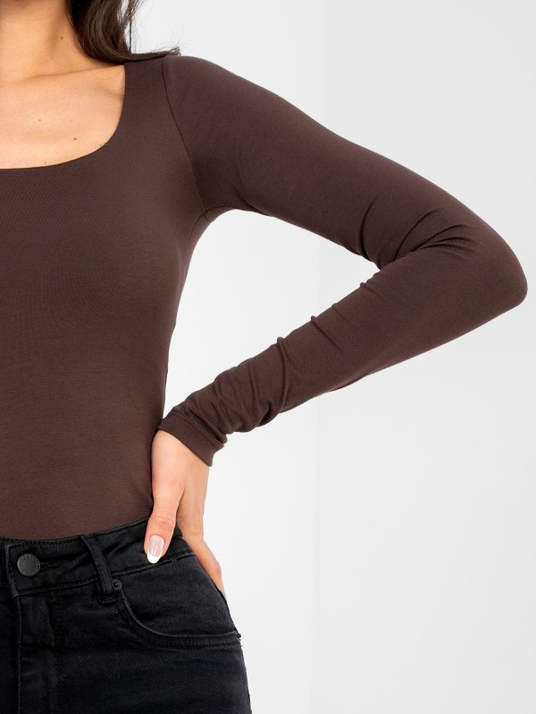 Bluzka-RV-BZ-A1193.26-ciemny brązowy