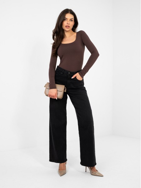 Bluzka-RV-BZ-A1193.26-ciemny brązowy