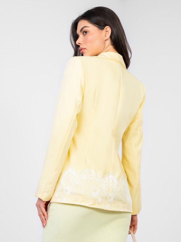 Švarkas-IT-MA-60128.07-šviesiai geltonas