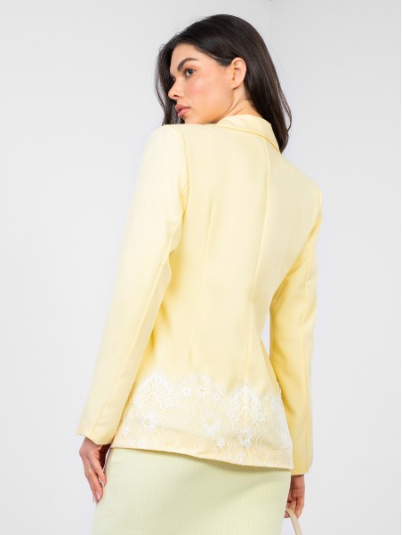 Švarkas-IT-MA-60128.07-šviesiai geltonas