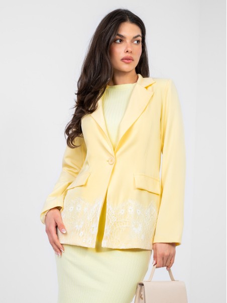 Švarkas-IT-MA-60128.07-šviesiai geltonas