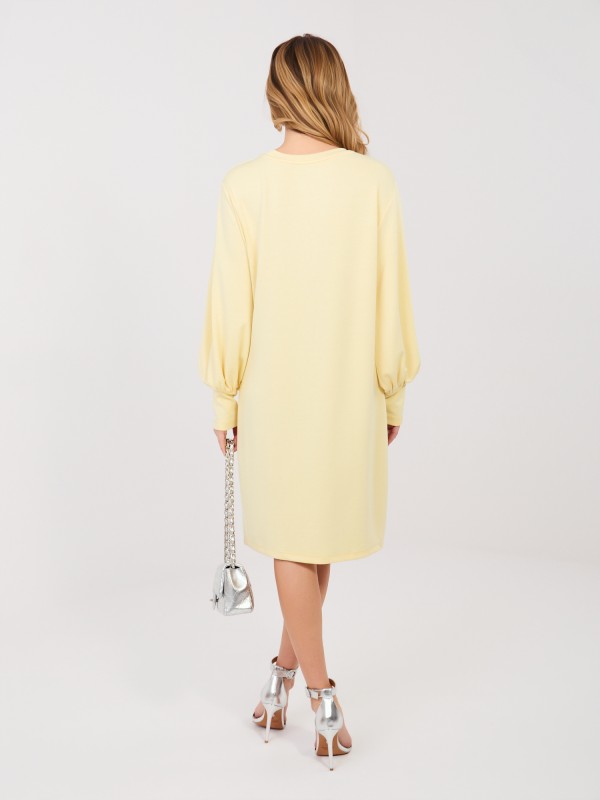 Sukienka-RV-SK-A1059.17-jasny żółty 2