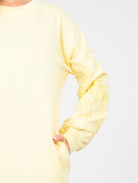 Sukienka-RV-SK-A1064.09-jasny żółty