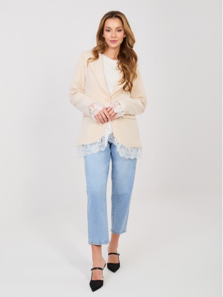 Švarkas-IT-MA-60155.12-šviesiai smėlio spalvos