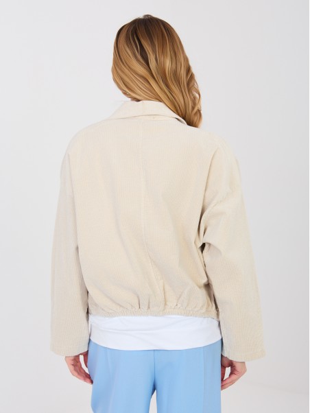 Švarkas-IT-KR-FL10163.10-šviesiai smėlio spalvos