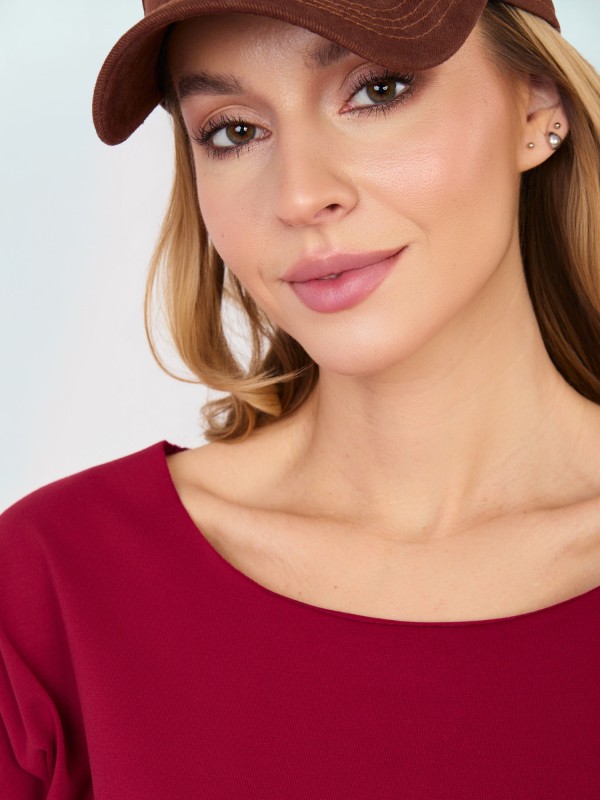 Bluzka-RV-BZ-A1187.36-bordowy 2