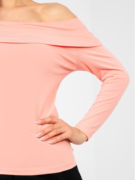 Bluzka-RV-BZ-A1194.25-brzoskwiniowy